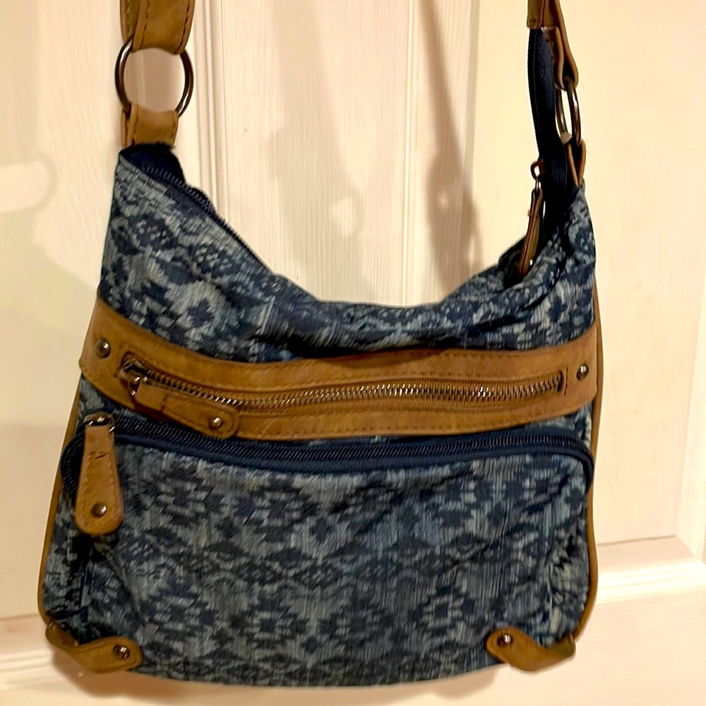 Blue jean Crossbody purse